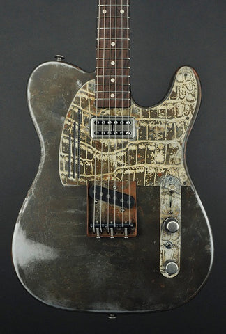 14042 Rust on Cream Gator Pickguard SteelCaster