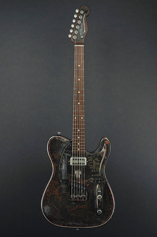 13197 Rust O Matic Pinstripe Square Perforated SteelCaster