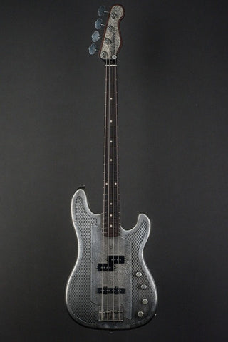 15118 Antique Silver Paisley SteelCaster Bass