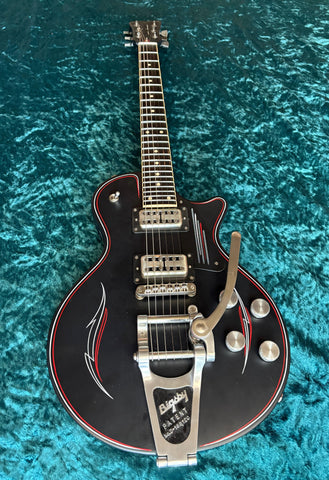 25089 Black Pinstriped SteelDeville