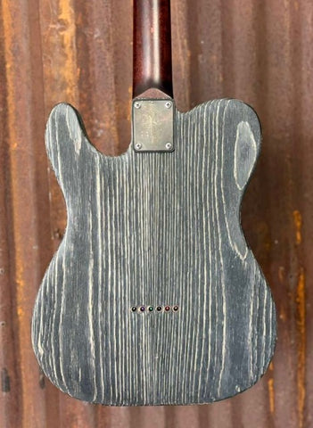 25009 Rusty Snakeskin Engraved Deluxe Steelcaster