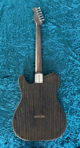 25032 Antique Silver Paisley Engraved Deluxe Steeltopcaster