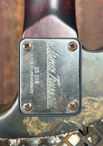 25016 Rusty Square Perforated Pinstriped Steelcaster