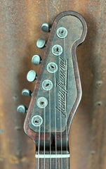 25016 Rusty Square Perforated Pinstriped Steelcaster