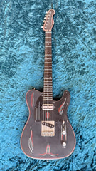 25085 Satin Black Pinstripe Steelcaster