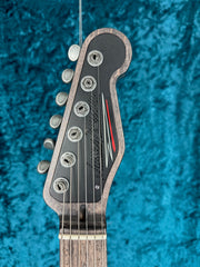 24032 Pinstriped Satin Black SteelCaster