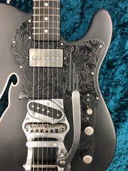 24051 Black on Paisley Deluxe Steelcaster