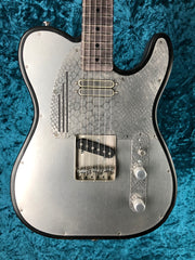 24057 Antique Silver Snakeskin SteelTopCaster