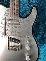 24056 Antique Silver Gator SteelTopCaster