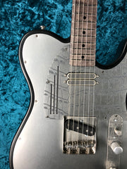 24056 Antique Silver Gator SteelTopCaster