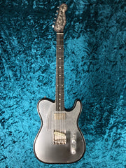 24052 Antique Silver Paisley SteelTopCaster