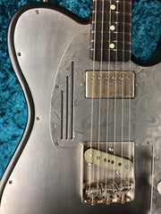 24052 Antique Silver Paisley SteelTopCaster