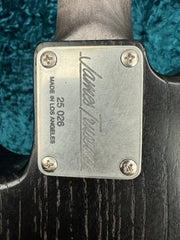 25026 Black Paisley Engraved Deluxe Steeltopcaster