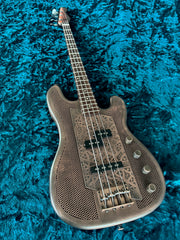 24084 African Engraved Antique Copper Steelcaster Bass