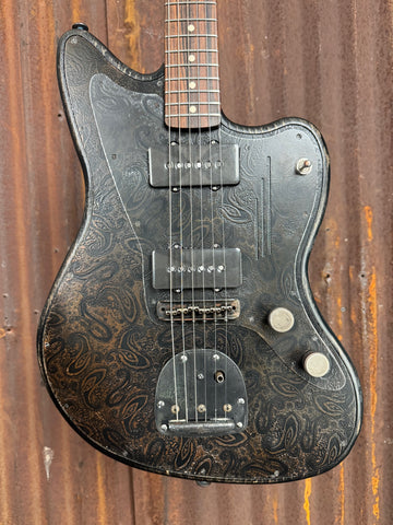 25053 Rusty Black Engraved Steelmaster