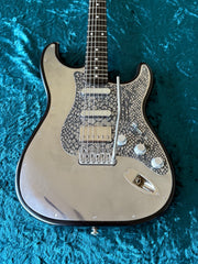 25004 Antique Silver Snakeskin Pickguard Steel O Matic