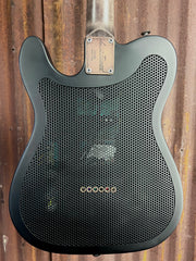 19098 Steelcaster Mat Black and Titanic Green Snake Skin