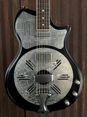 26059 Antique Silver Black Res O Gator
