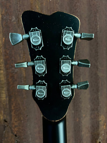 26059 Antique Silver Black Res O Gator