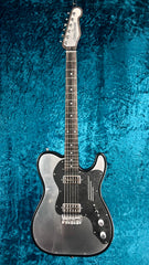 26031 Matt Black Paisley on Polished Steel Steeltopcaster