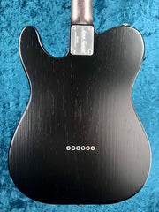 26031 Matt Black Paisley on Polished Steel Steeltopcaster