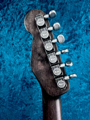 26031 Matt Black Paisley on Polished Steel Steeltopcaster
