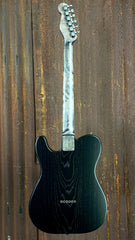 26036 Rust and Black Paisley Engraved Steeltopcaster