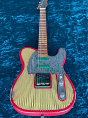 25046 3 Tone Ganja engraved Steelcaster