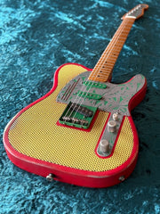 25046 3 Tone Ganja engraved Steelcaster