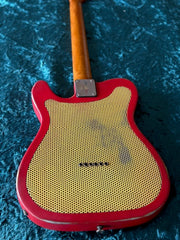 25046 3 Tone Ganja engraved Steelcaster
