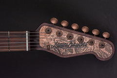 15202 Antique Copper Paisley Deluxe SteelTopCaster