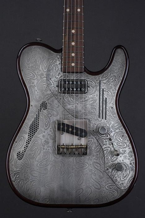 15149 Antique Silver Paisley Deluxe SteelTopCaster