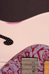 17033 Cream on Red Roses Deluxe SteelCaster