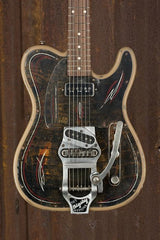 19000 Rust O Matic Gator on White and Red Pinstriped SteelTop Caster