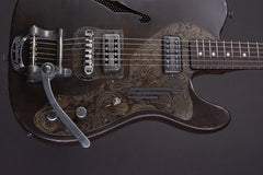 16027 Rust On Cream Paisley Deluxe SteelCaster