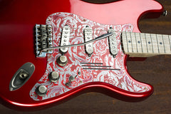 17142 Red Roses on Steel Candy Apple Red Relic SteelGuard O Matic