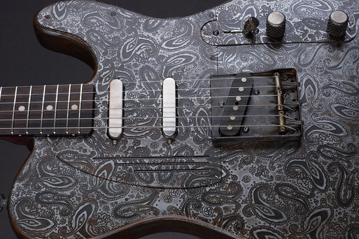 15123 Black Rust O Matic Paisley SteelCaster