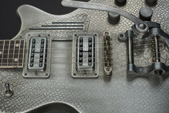 15130 Antique Silver Snakeskin SteelDeville with B7 Bigsby