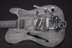 16072 Antique Silver Paisley Deluxe SteelCaster