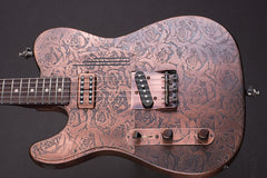 16103 Roses Engraved SteelCaster Lefty