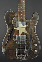13121 Rust O Matic Cream Star Deluxe SteelCaster with B5 Bigsby