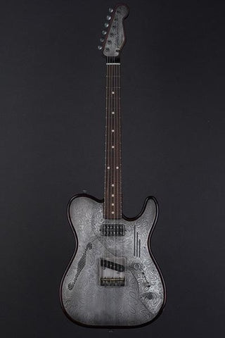 15149 Antique Silver Paisley Deluxe SteelTopCaster