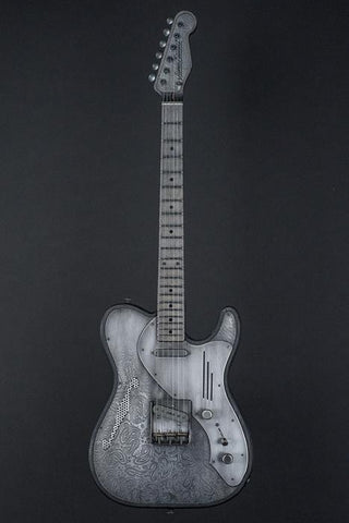15158 Antique Silver Paisley Deluxe SteelTopCaster