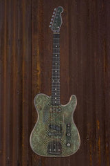 18062 Green Rust Snakeskin Driftwood SteelTopCaster