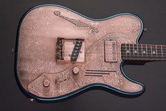 15202 Antique Copper Paisley Deluxe SteelTopCaster