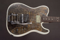 17009 Rust O Matic Driftwood Deluxe SteelTopCaster Bigsby
