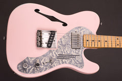 17031 Shell Pink on Cream Roses Deluxe SteelCaster