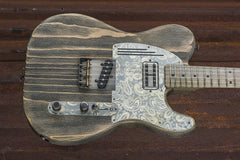 17098 Cream Paisley Driftwood SteelGuardCaster