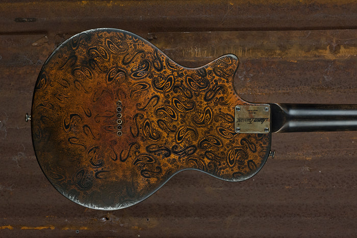18072 Black Rust O Matic Paisley SteelDeville Caster