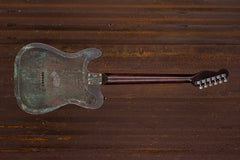 19029 Titanic Green Bamboo Pattern Deluxe SteelCaster